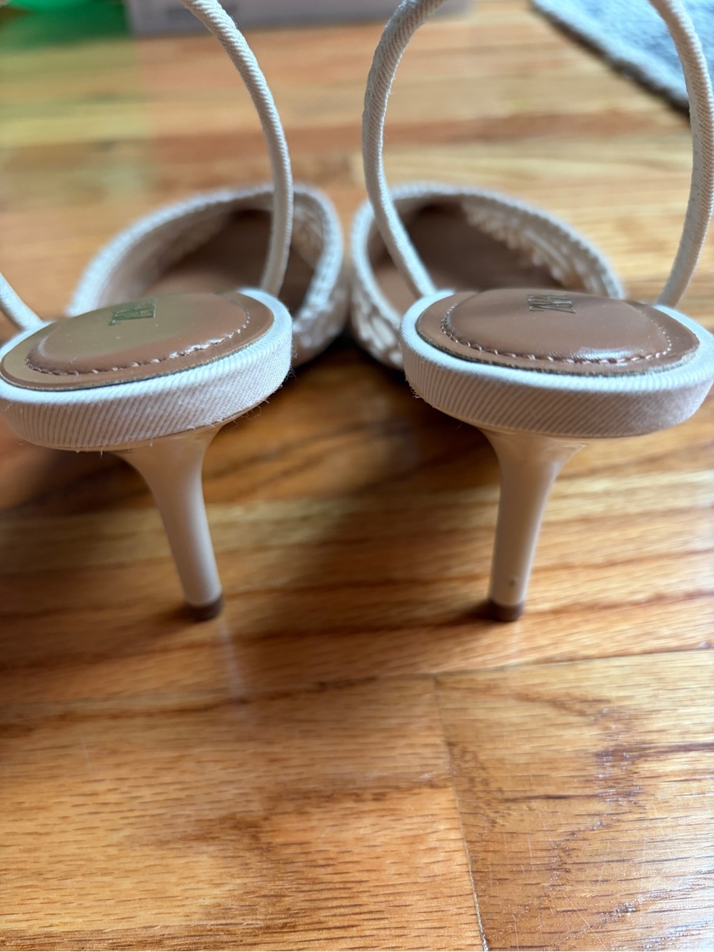 Zara crochet kitten heel sling back - Picture 2 of 6